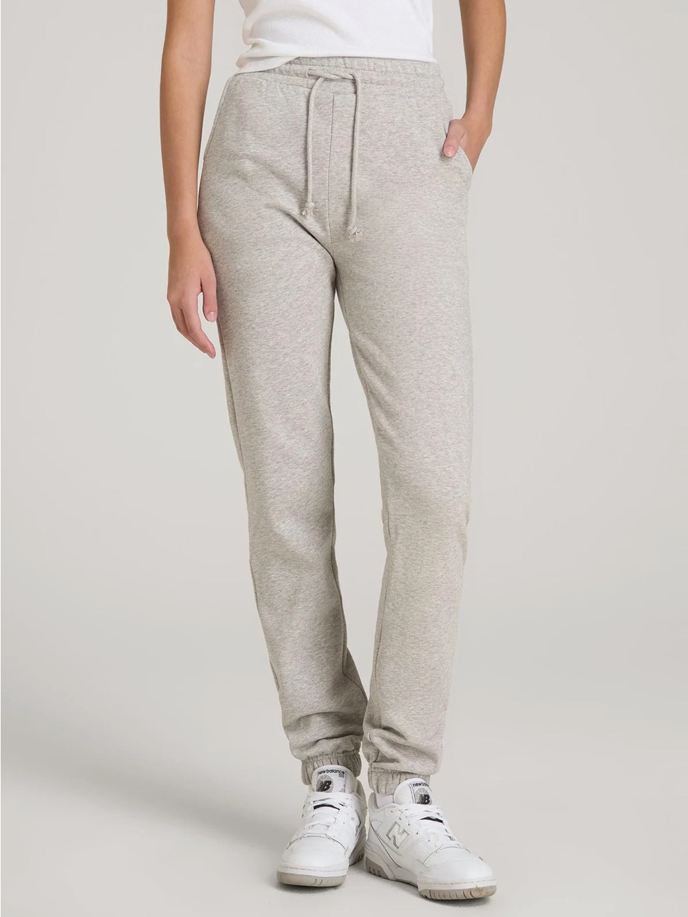 NWT American Tall Wearever Fleece Slim Fit High-Waisted Garment Dye Sweatpants
